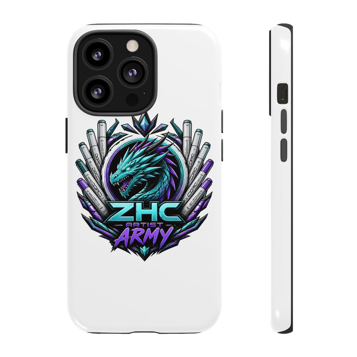 ZHC "ZHC Artist Army" Phone Case - alternate angle 1, merchandise