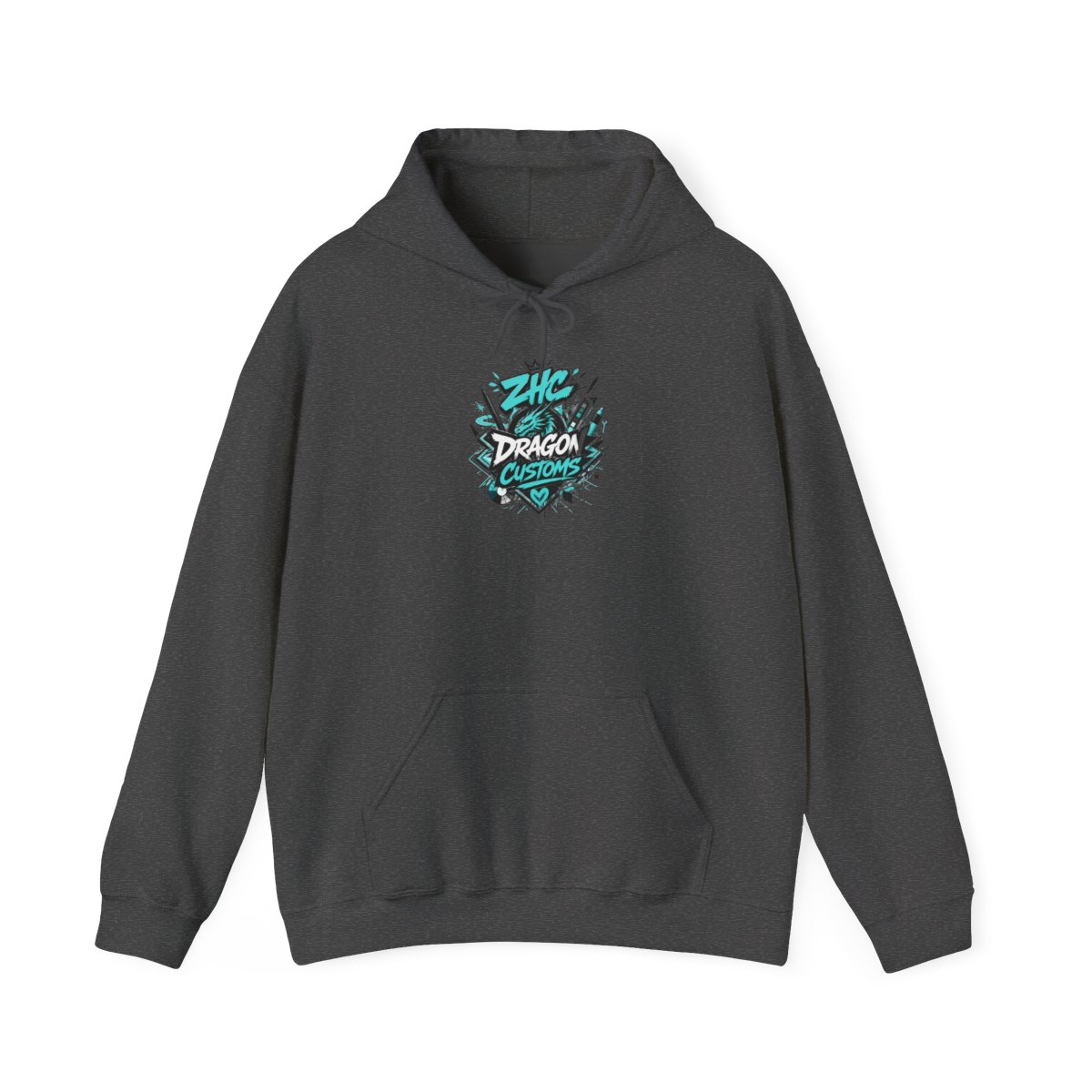 ZHC "DRAGON CUSTOMS" Hoodie - alternate angle 3, merchandise